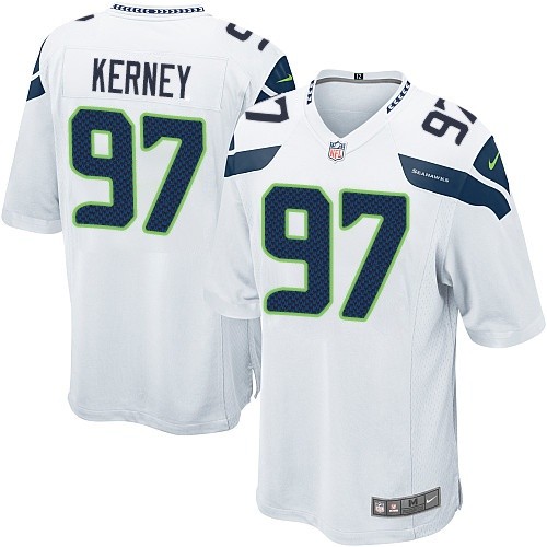 Youth Limited Patrick Kerney Nike Jersey White Road - #97 NFL Seattle Seahawks